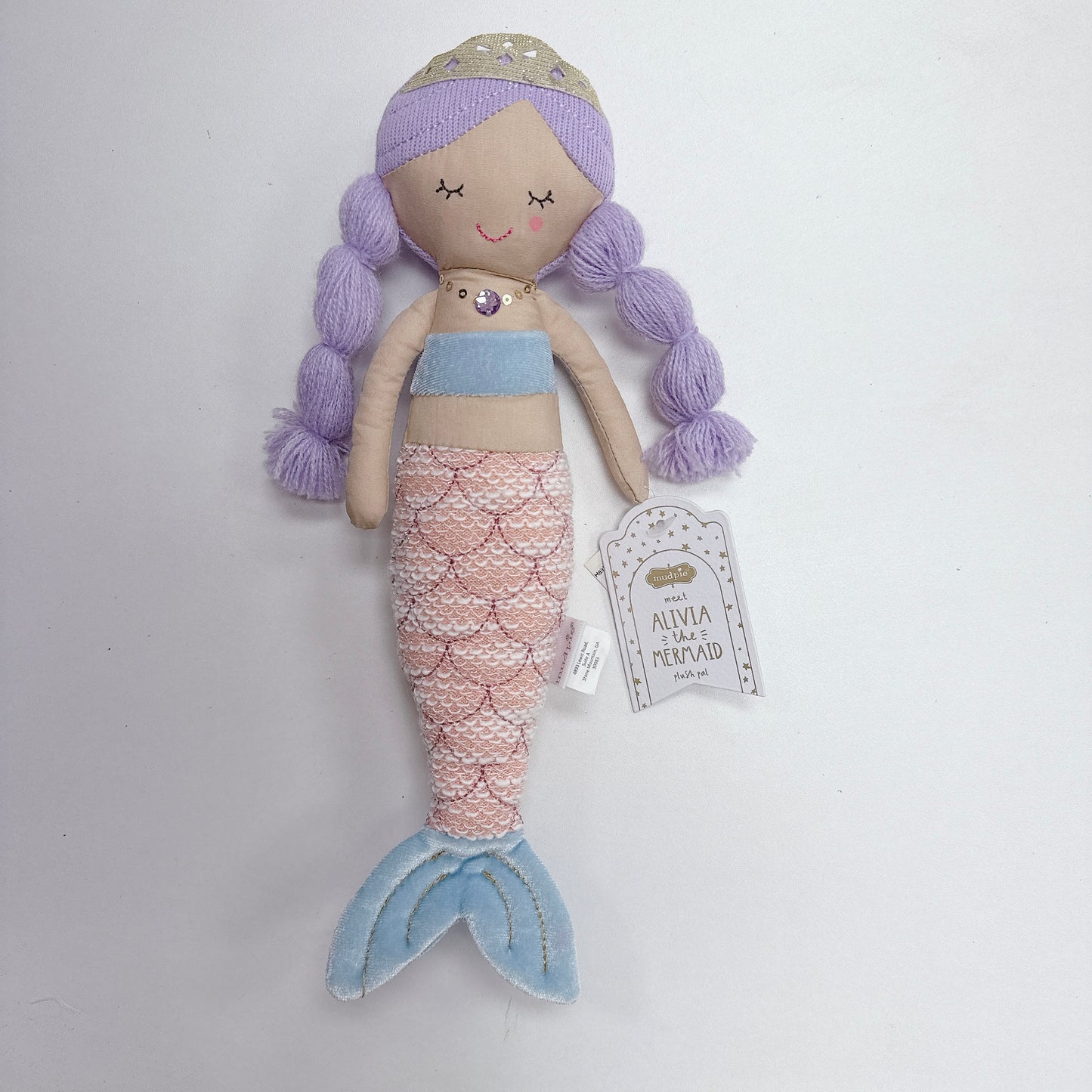 Alivia the Mermaid Bestie Plush (Purple Hair)