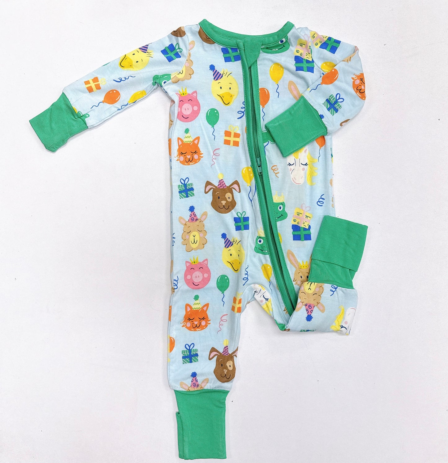 Party Animals Convertible One Piece Pajamas