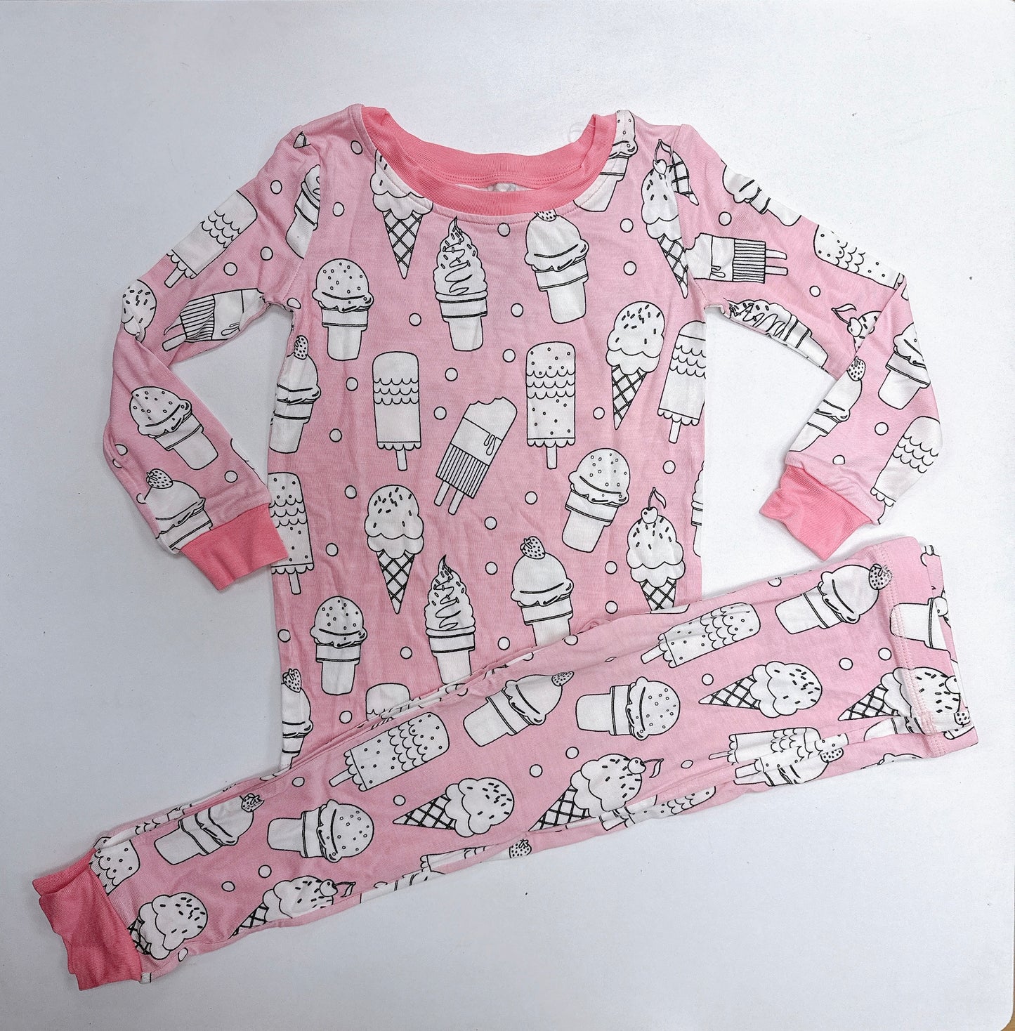 Pink Colorful Cones Colorable Pajamas