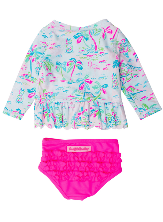 Tropical Resort Scallop Two Piece