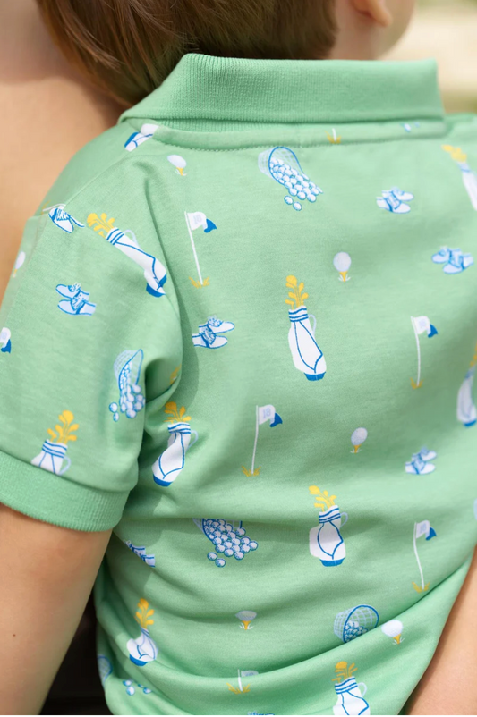 Clubhouse Romper - Wood Boat Blue