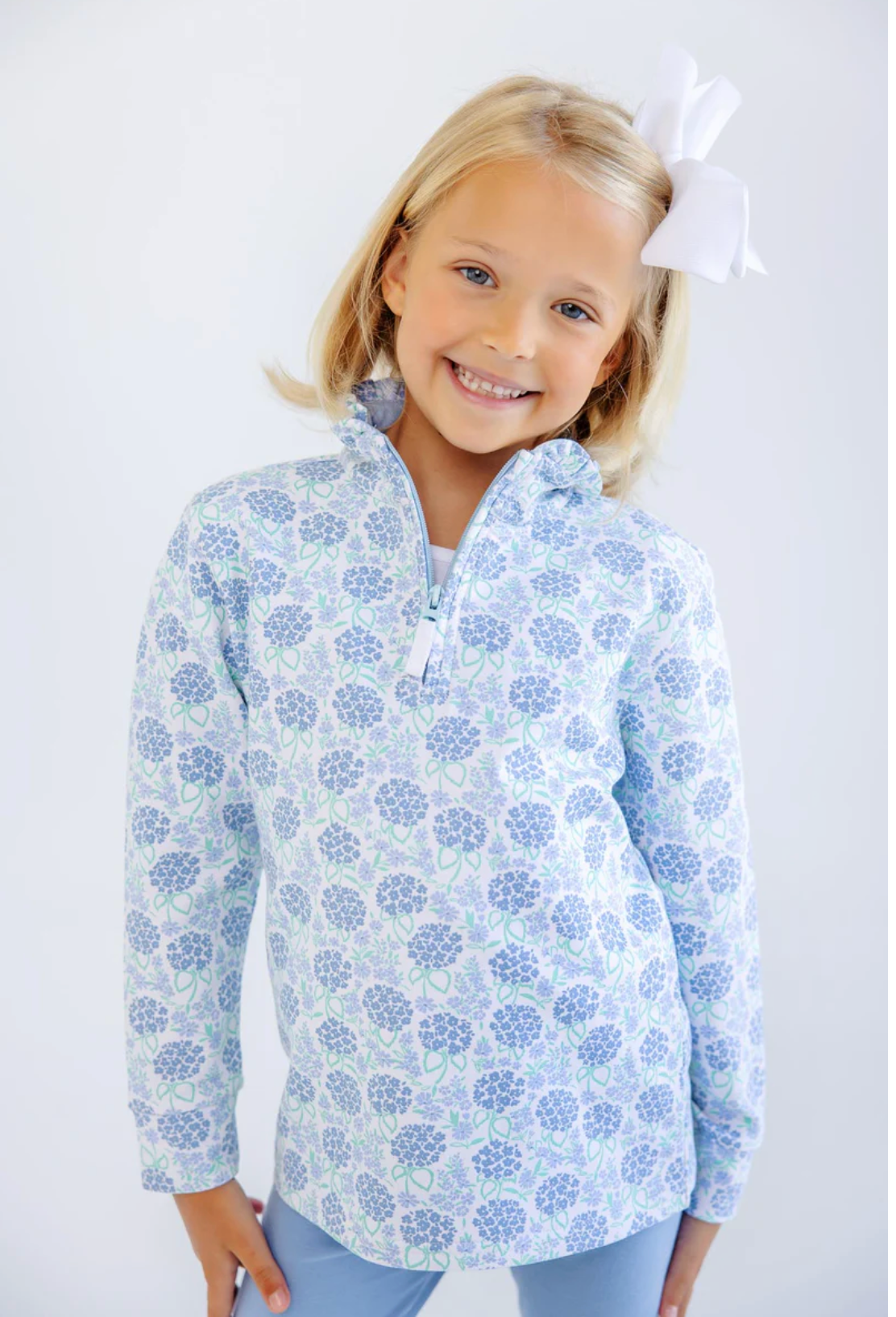 Canter Collar Halfzip - Hydrangea
