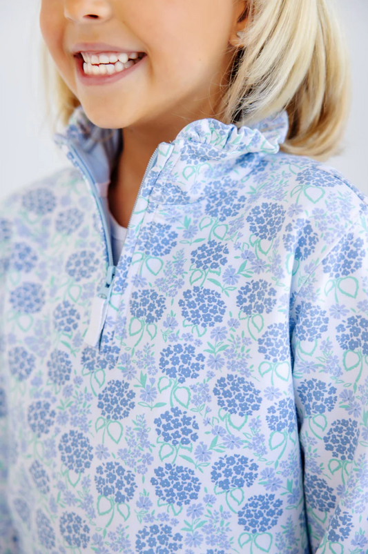 Canter Collar Halfzip - Hydrangea