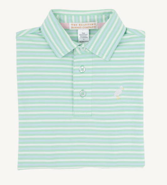 Prim & Proper Polo - Grace Bay Green