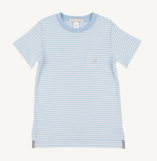 Carter Crewneck - Beale Street Blue Striped