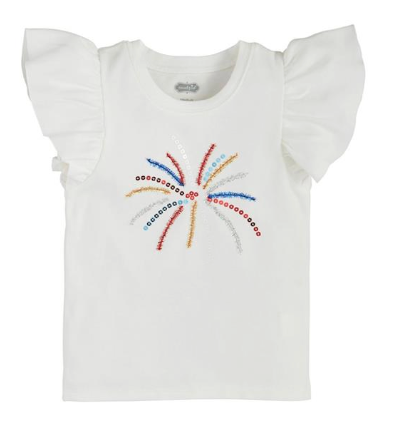 Firework tinsel shirt