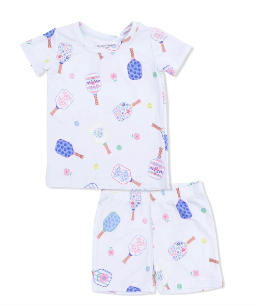 Floral Pickleball Loungewear Short Set