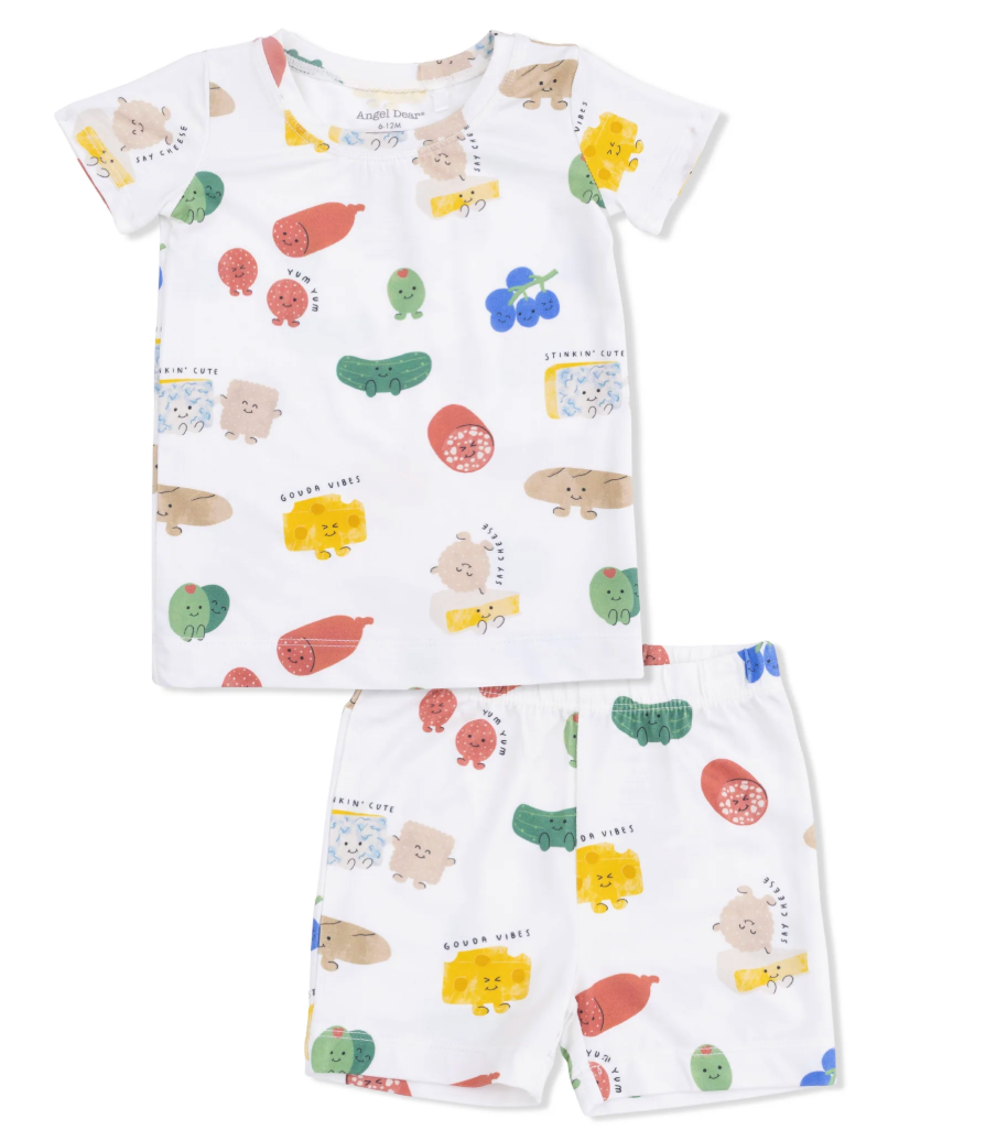 Charcuterie Cuties Loungewear Short Set