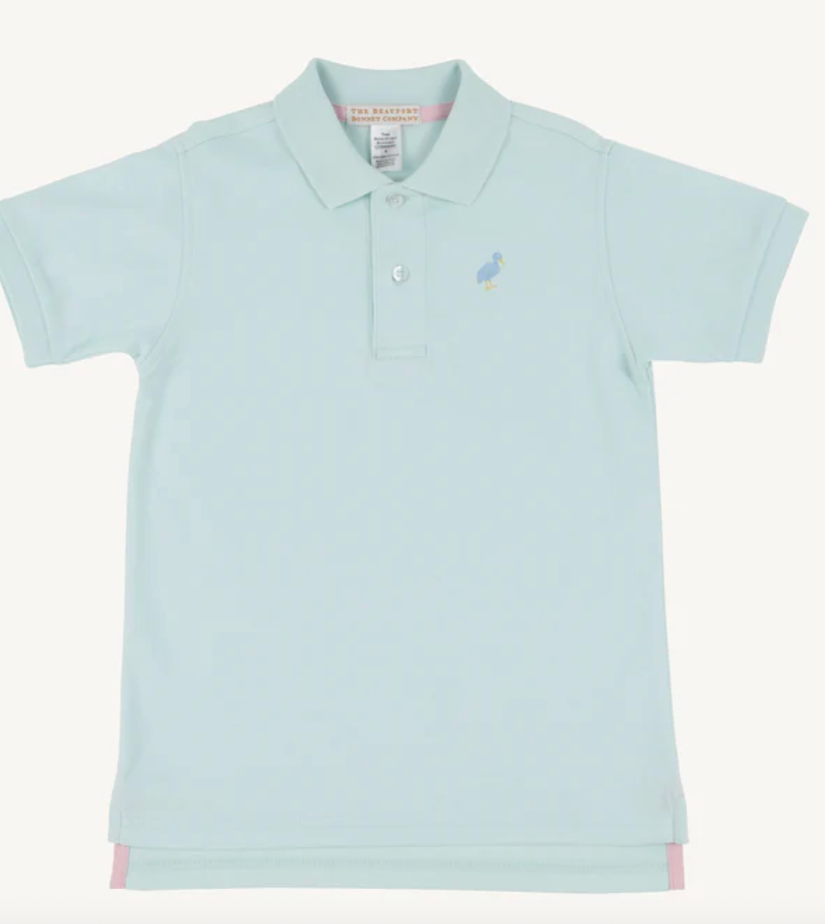 Sea Island seafoam prim and proper polo