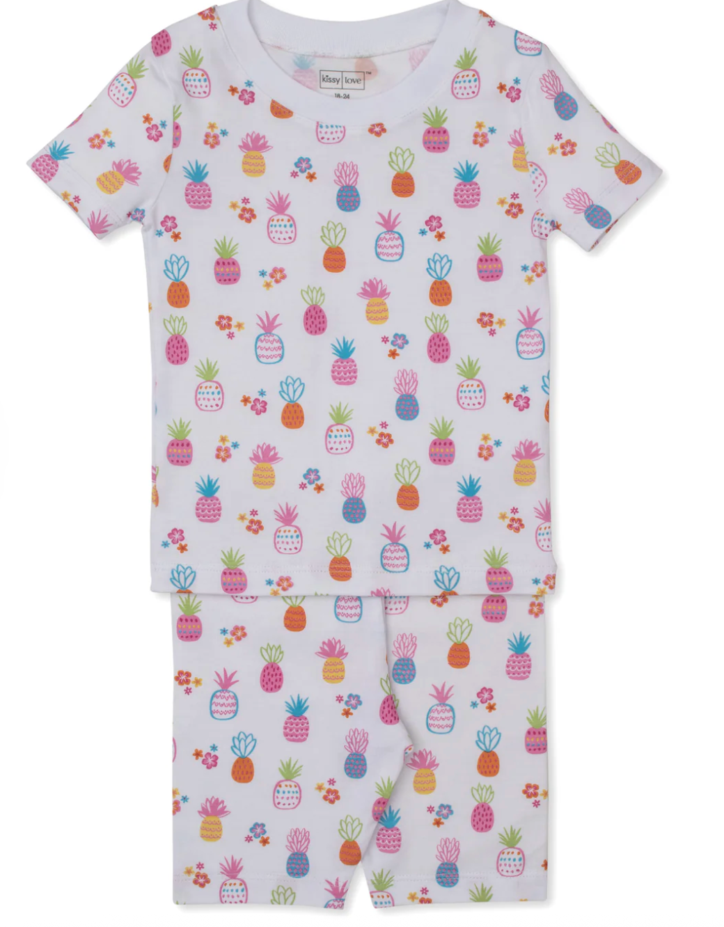 Snug Short PJ Set - Pineapple Paradise