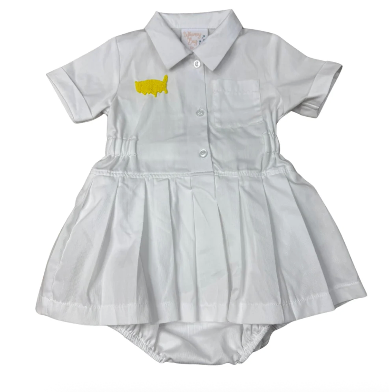 On the green skirted caddie bubble