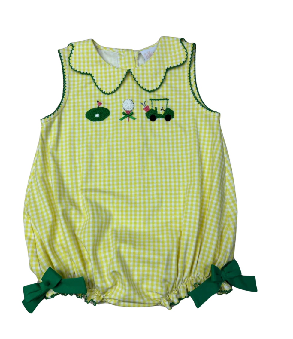 Tee time scalloped bubble