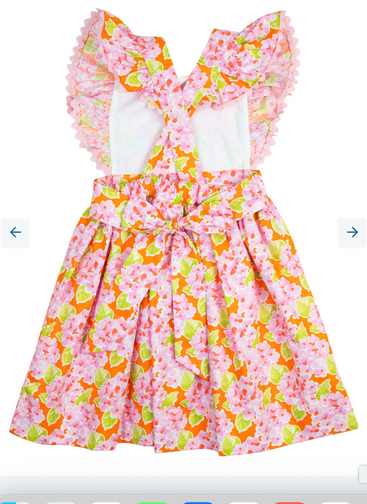 Pink Bunch of Flowers Penny Dress