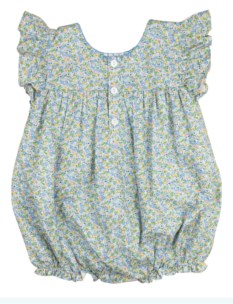 Sky Blue Floral Fiesta Bubble