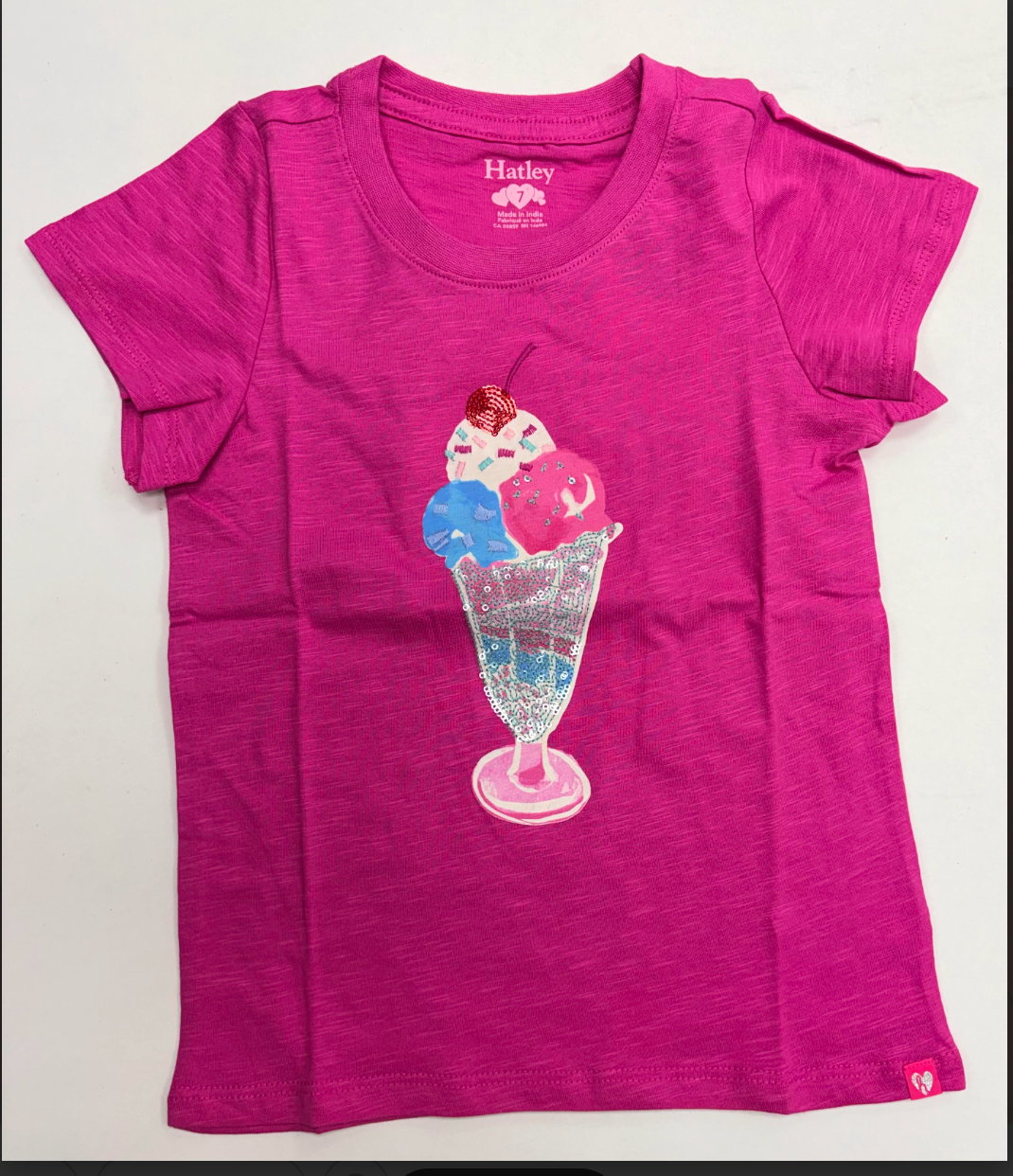 Raspberry Rose Sundae Graphic Tee