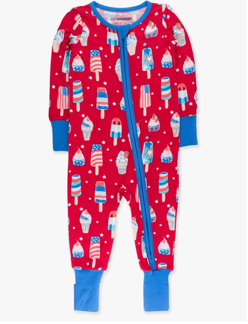 Stars & Scoops Convertible One Piece Pajama