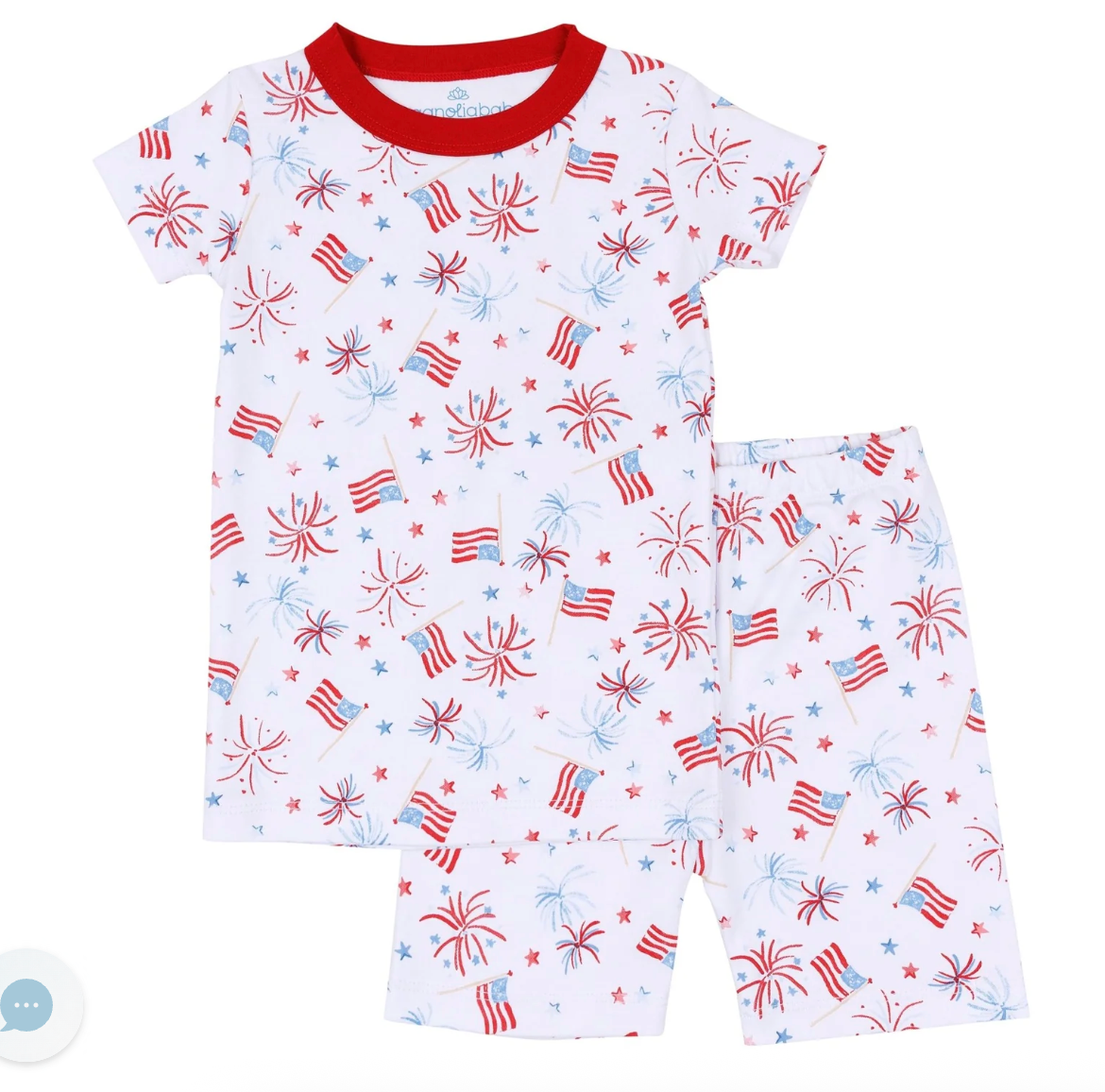 Sparkly Fourth Short Pajamas