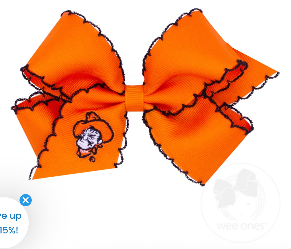 Med GG OSU Emb Moonstitch Bow