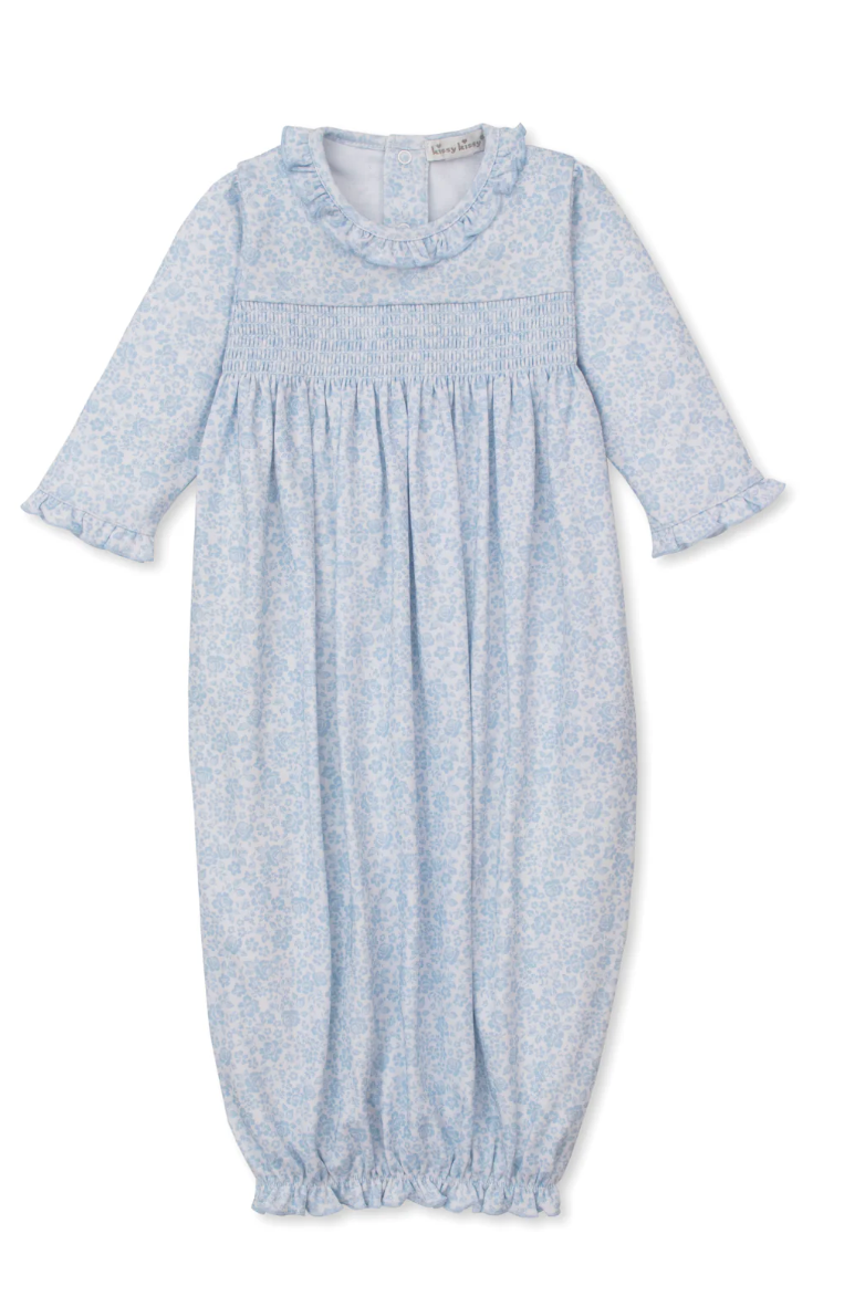 Fall in Bloom Sack PRT smocked- Blue