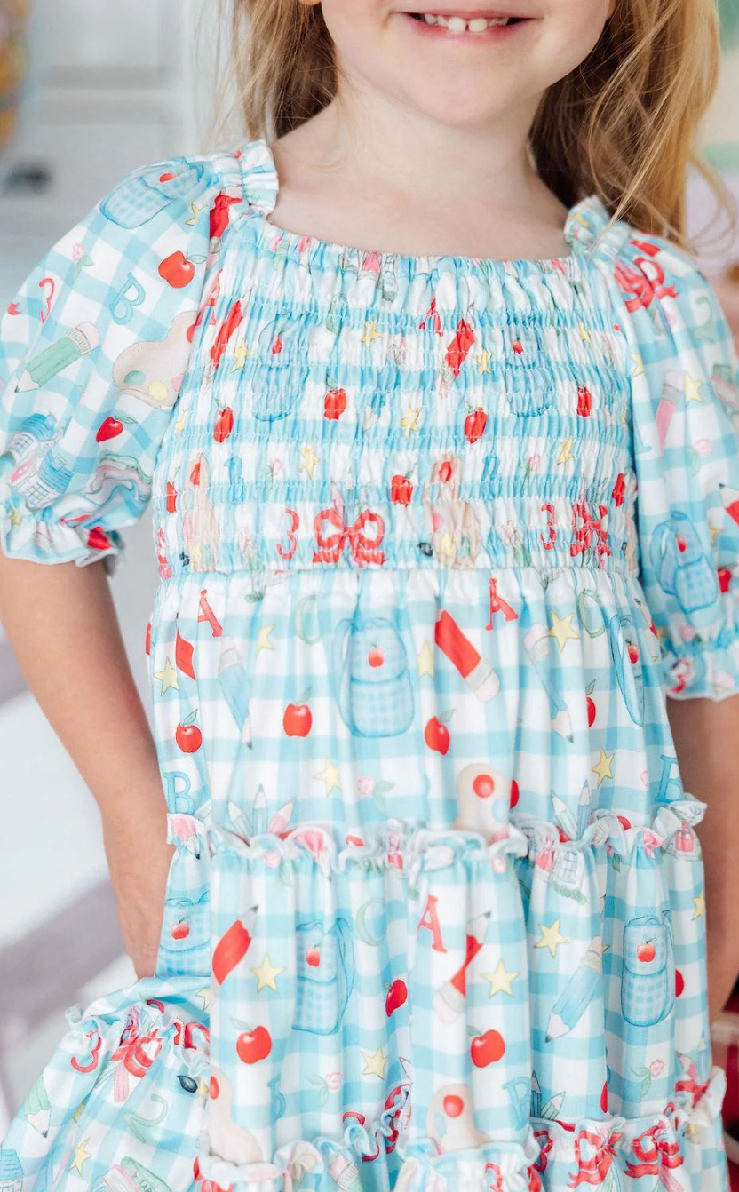 Honor Roll Smocked Dress