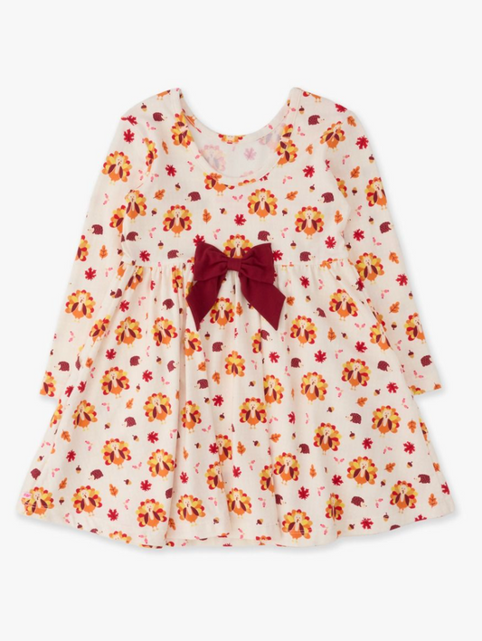 Gobble Gobble LS Twirl Dress