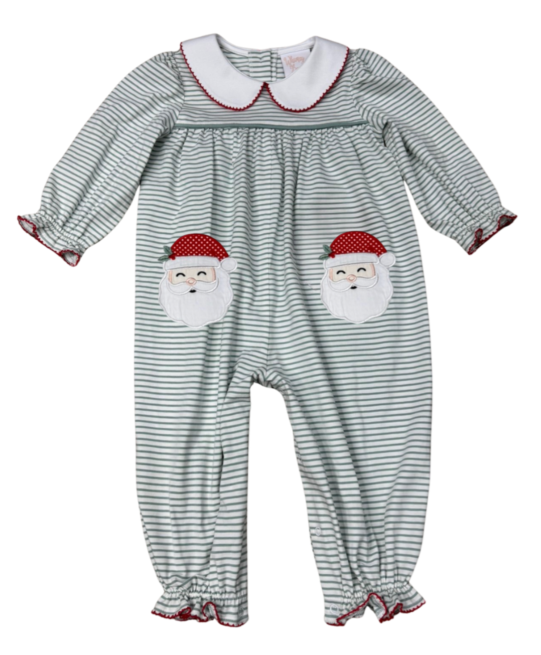 Kris Kringle Collared Romper