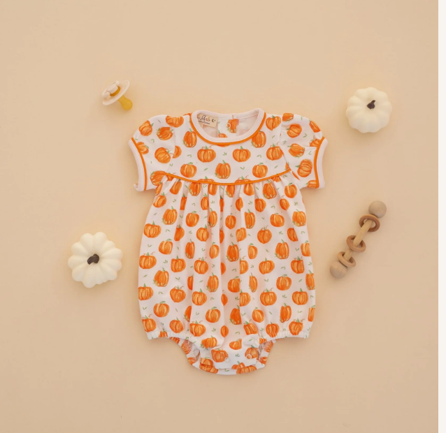 Pumpkin Grove Short Sleeve Girl Bubble