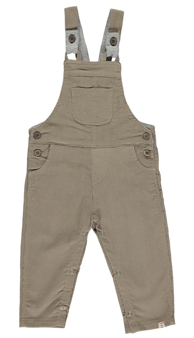 Harrison Beige Cord Overalls