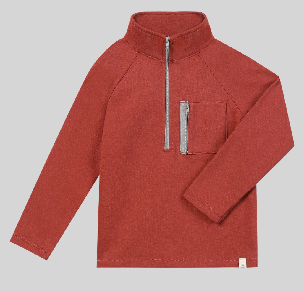 Picket 3/4 Pumpkin Zip Up