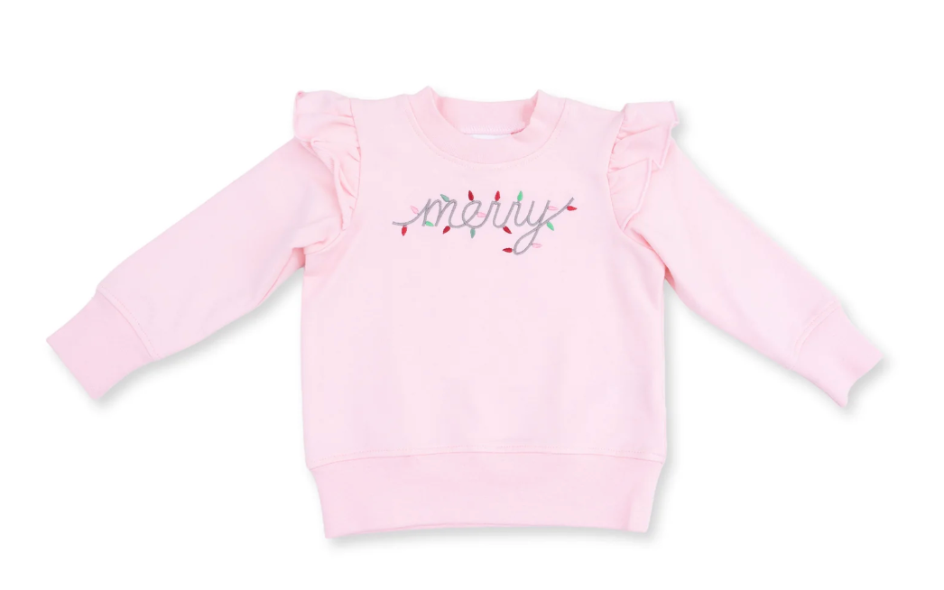 Ruffle Sweatshirt