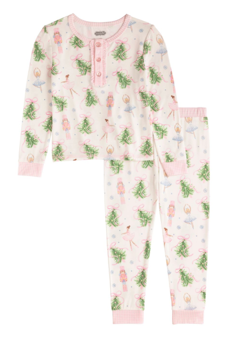 Christmas Tree Bow Pj Set