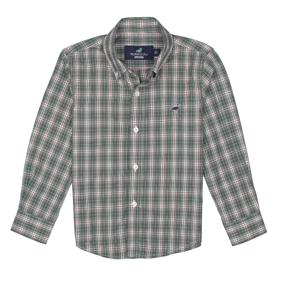 Boys Seasonal Sportshirt Mistletoe