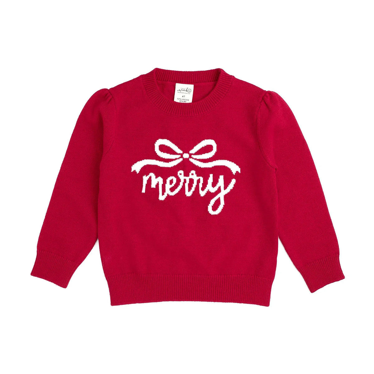 Merry Bow Christmas Sweater
