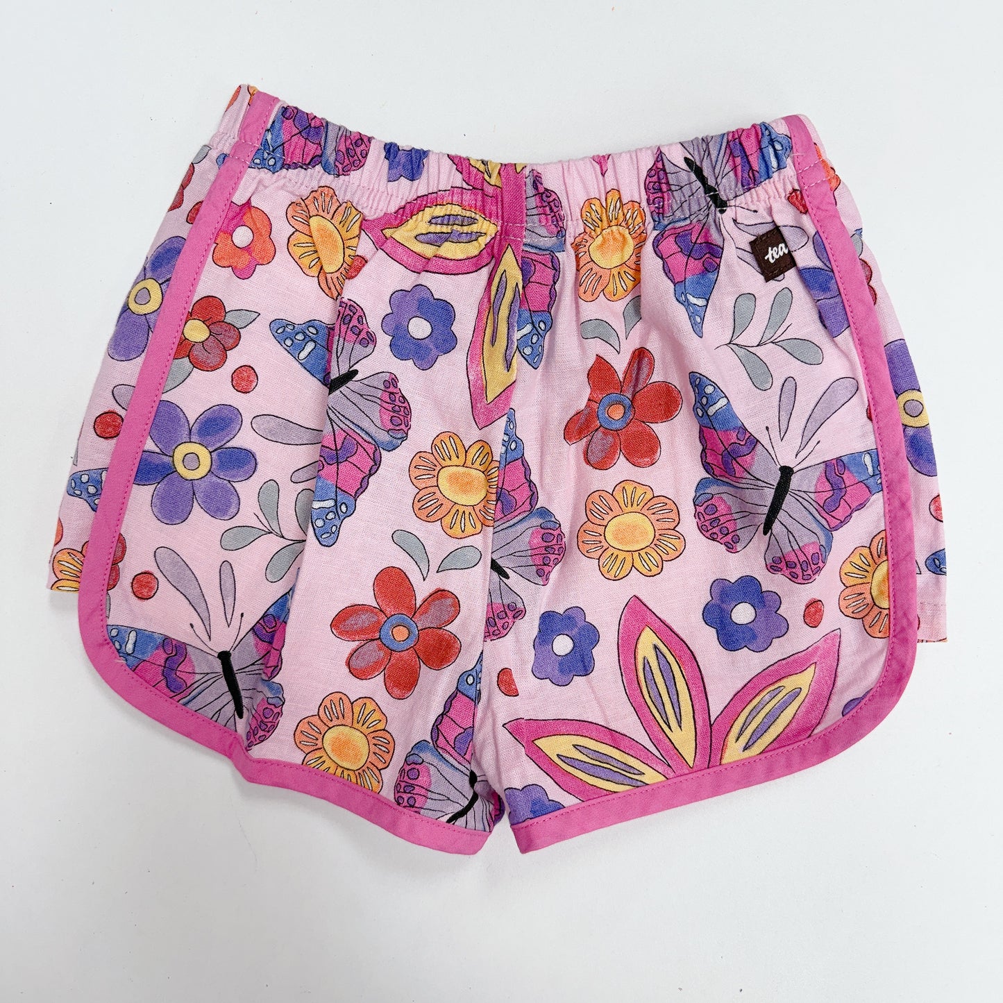 Woven Dolphin Shorts - Butterfly