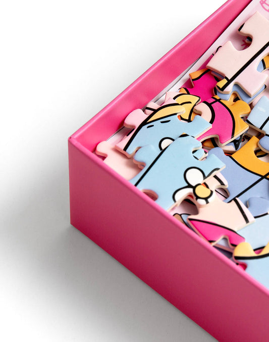 Western Cowgirl Boots - 400 Piece Panoramic Jigsaw Puzzle