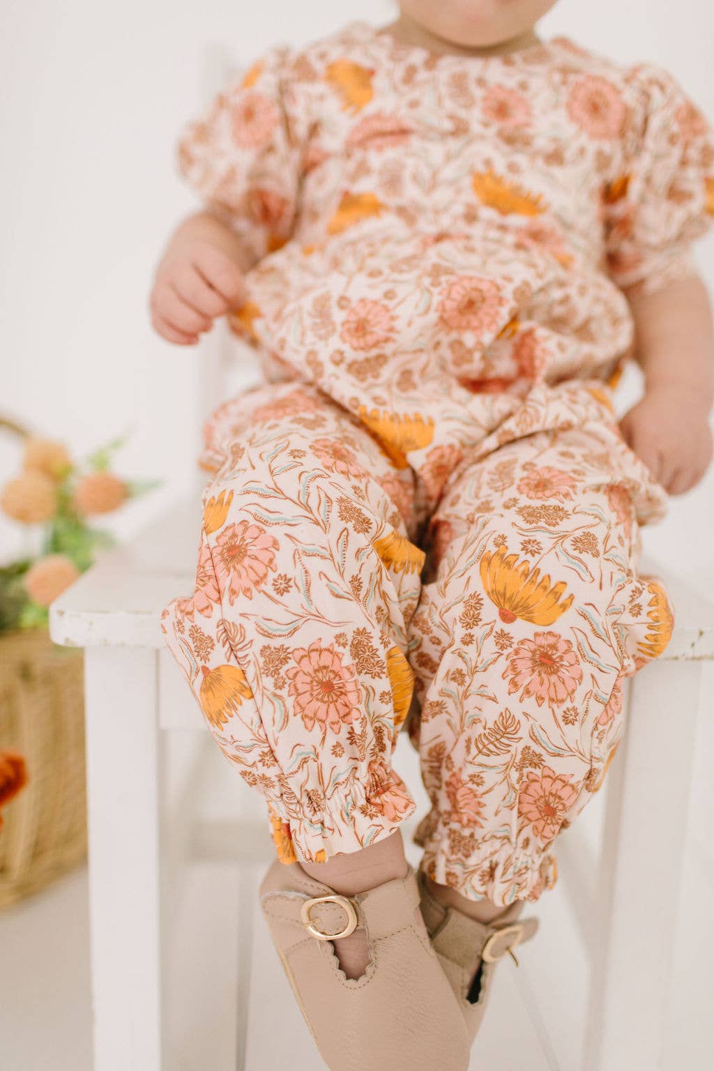 Puffed Rosie Bubble in Boho Floral | Fall Baby