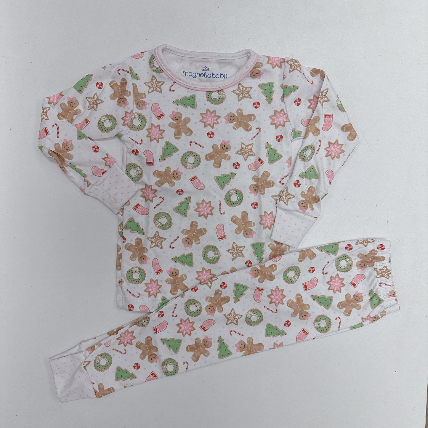 Frosted Wonderland- Long Pajamas Pink