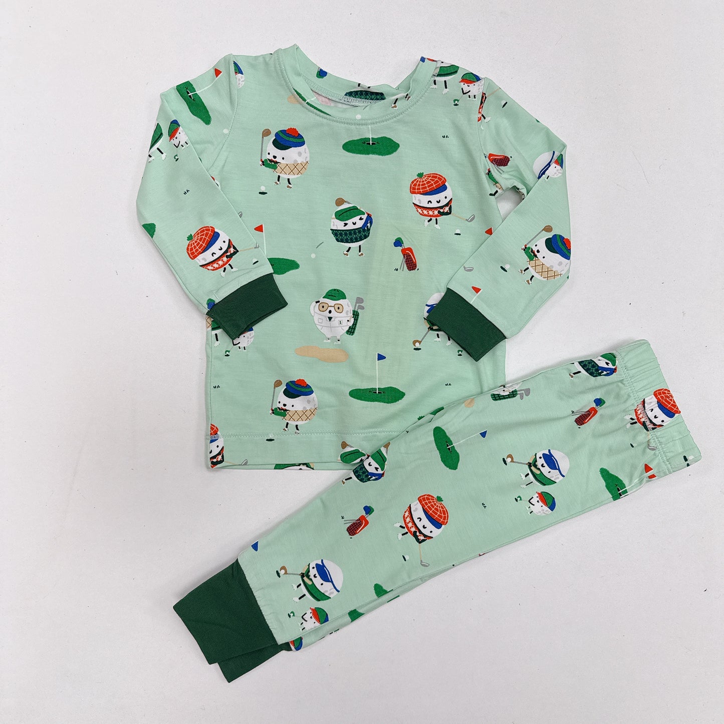 Golf Pros Green Loungewear Set