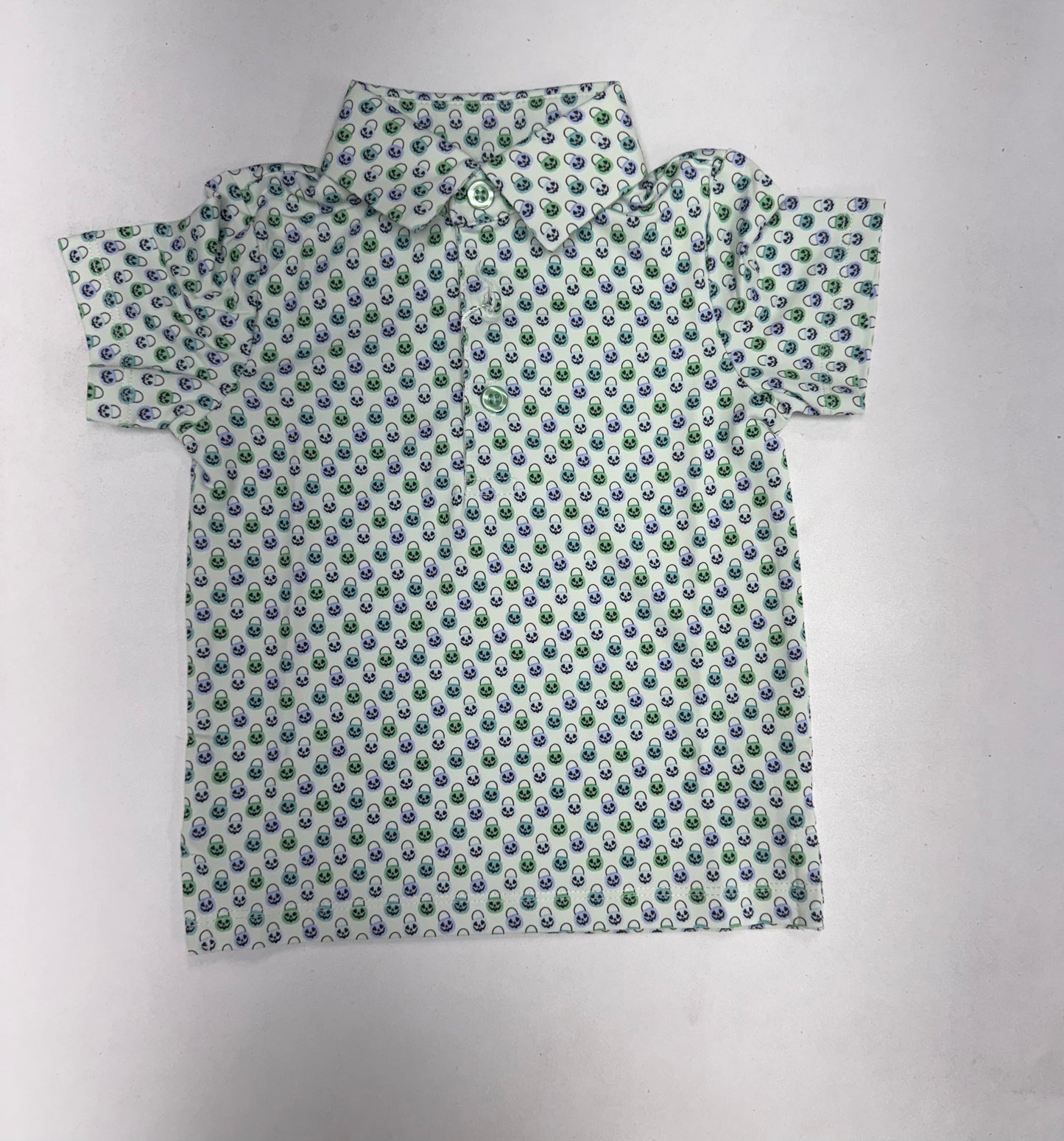 Halloween Bucket Boys Polo