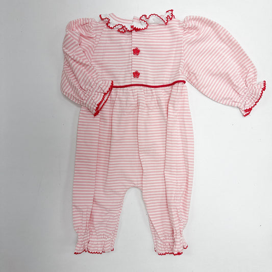 Santa Girl's Romper