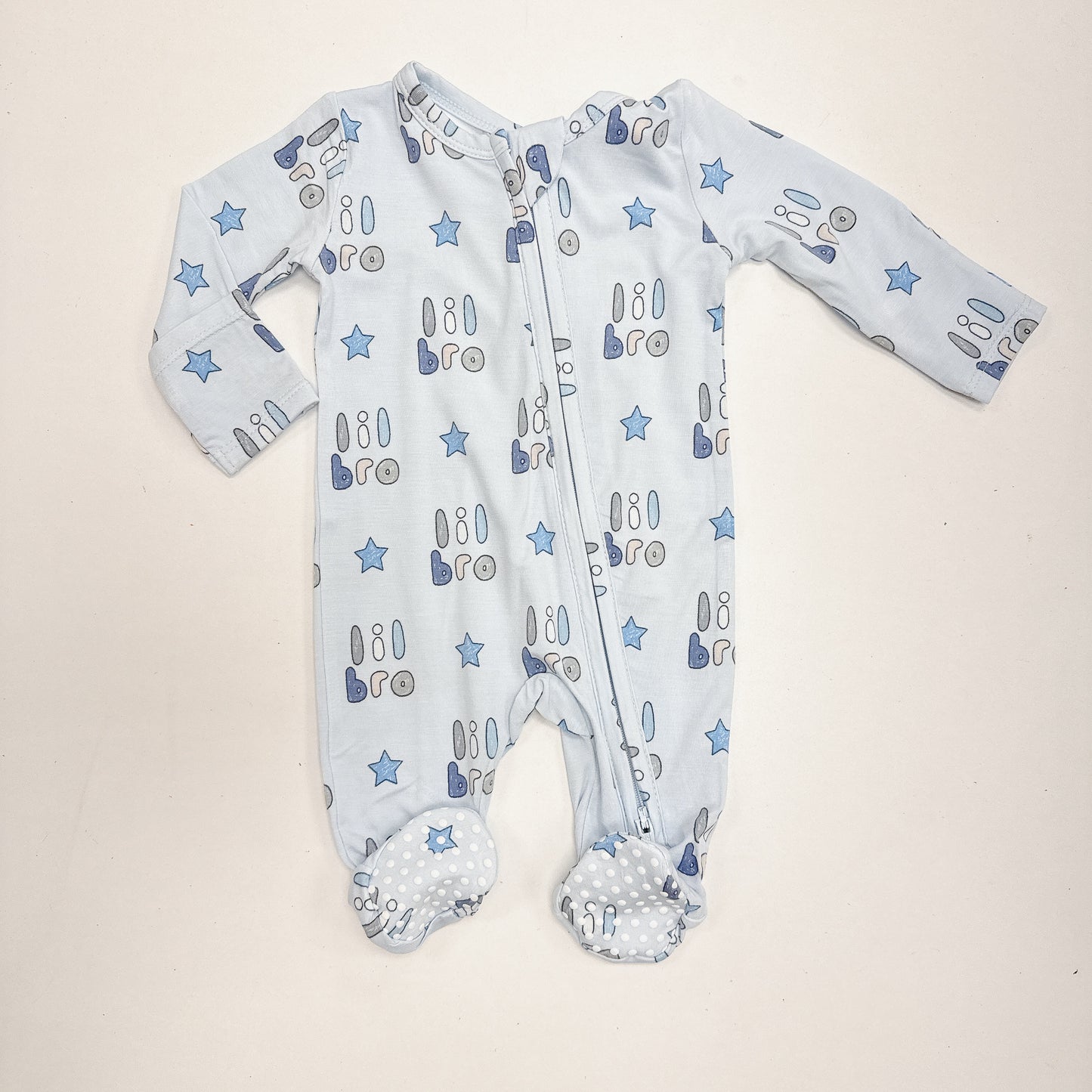 Lil Bro Zipper Footie