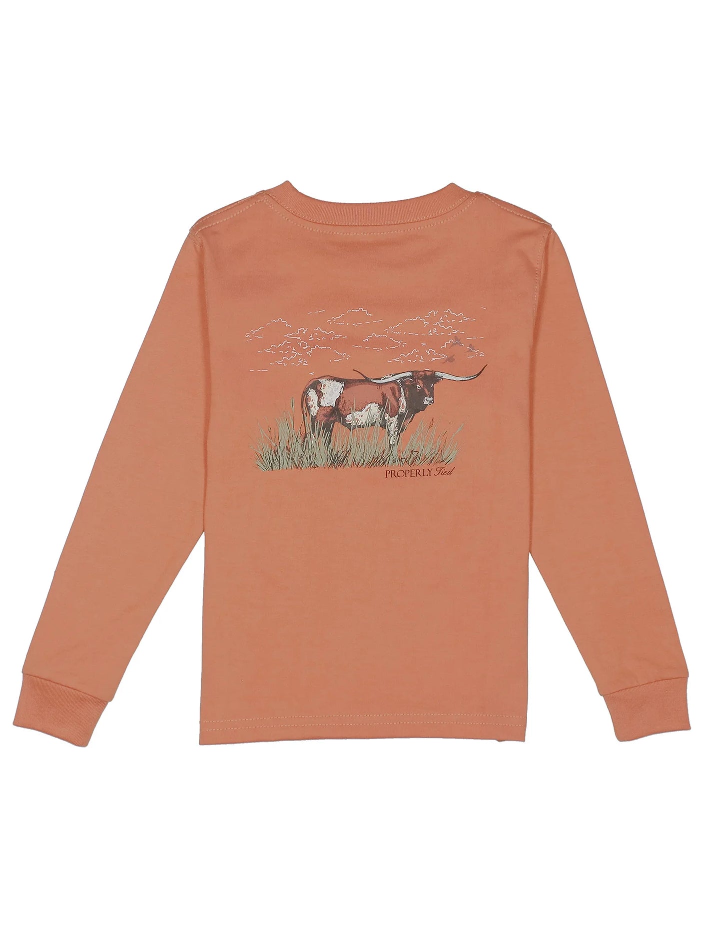 Boys Longhorn LS Mango