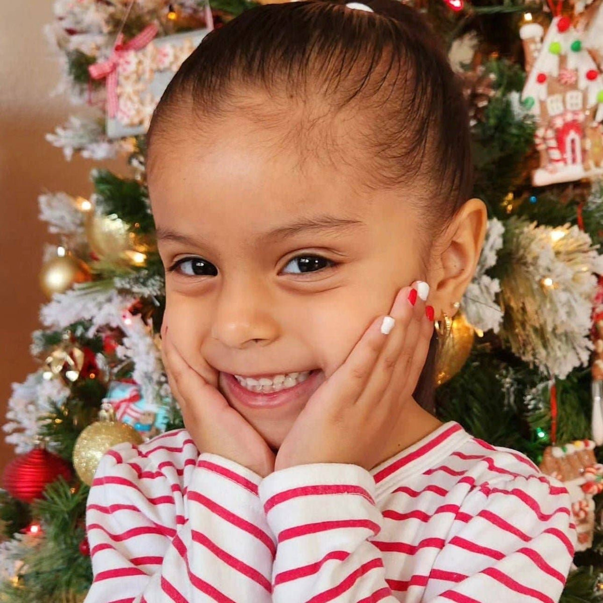 Scented Candy Cane Craze Non-Toxic Kids Nail Polish