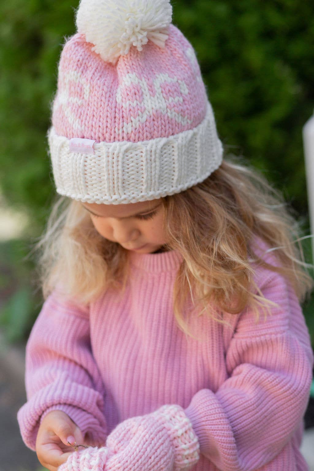 Bows Bobble Hat (Baby, Toddler, Kid)