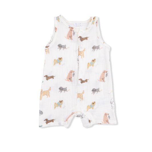 Awesome Dogs- Shortie Romper