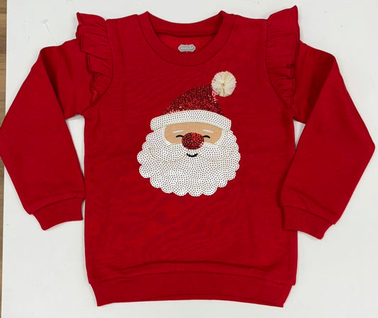 Santa Sequin Sweatshirt
