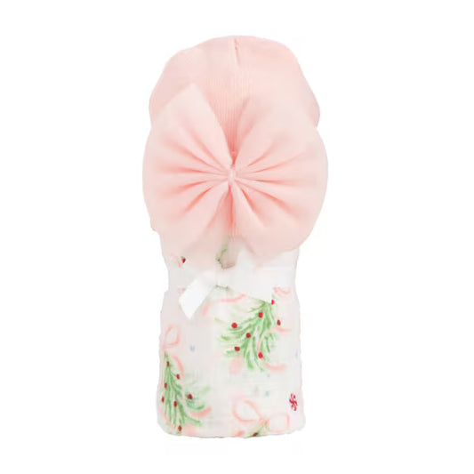 Mudpie Christmas Tree swaddle set