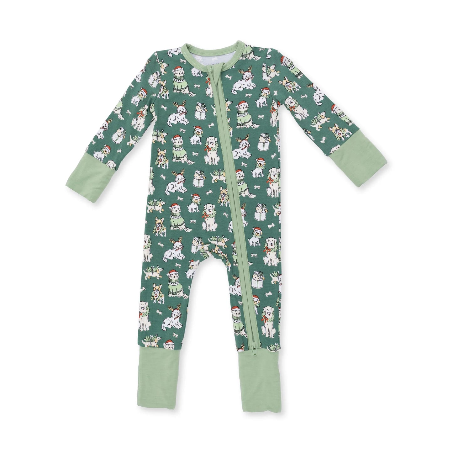 Christmas Dogs Uni- Convertible Romper