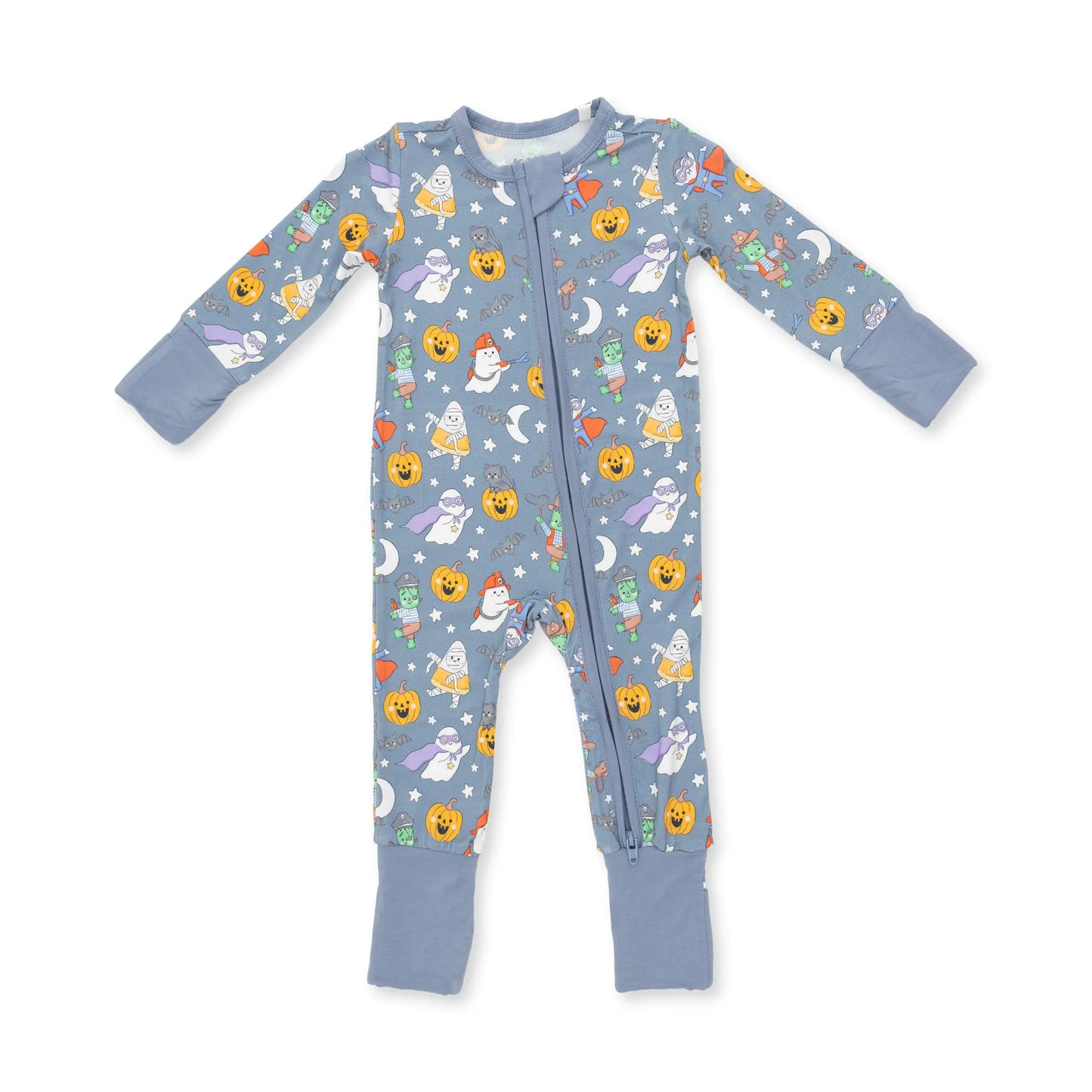Halloween Monster blue Romper