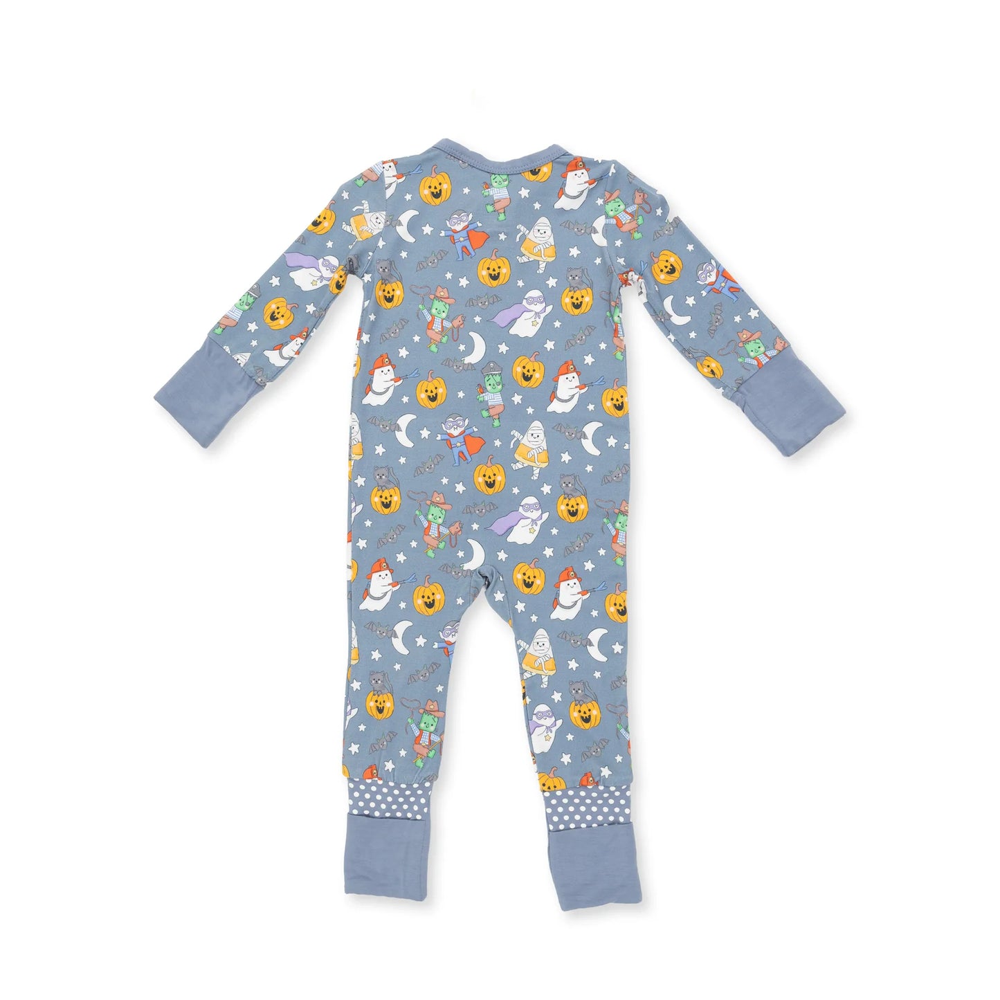 Halloween Monster blue Romper
